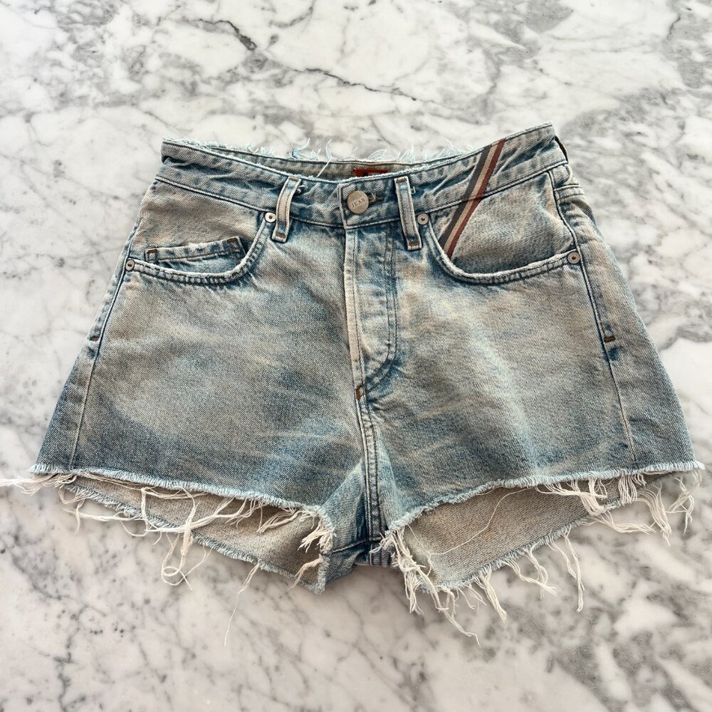 Jean Atelier denim jean Shorts Light Blue - Size 26